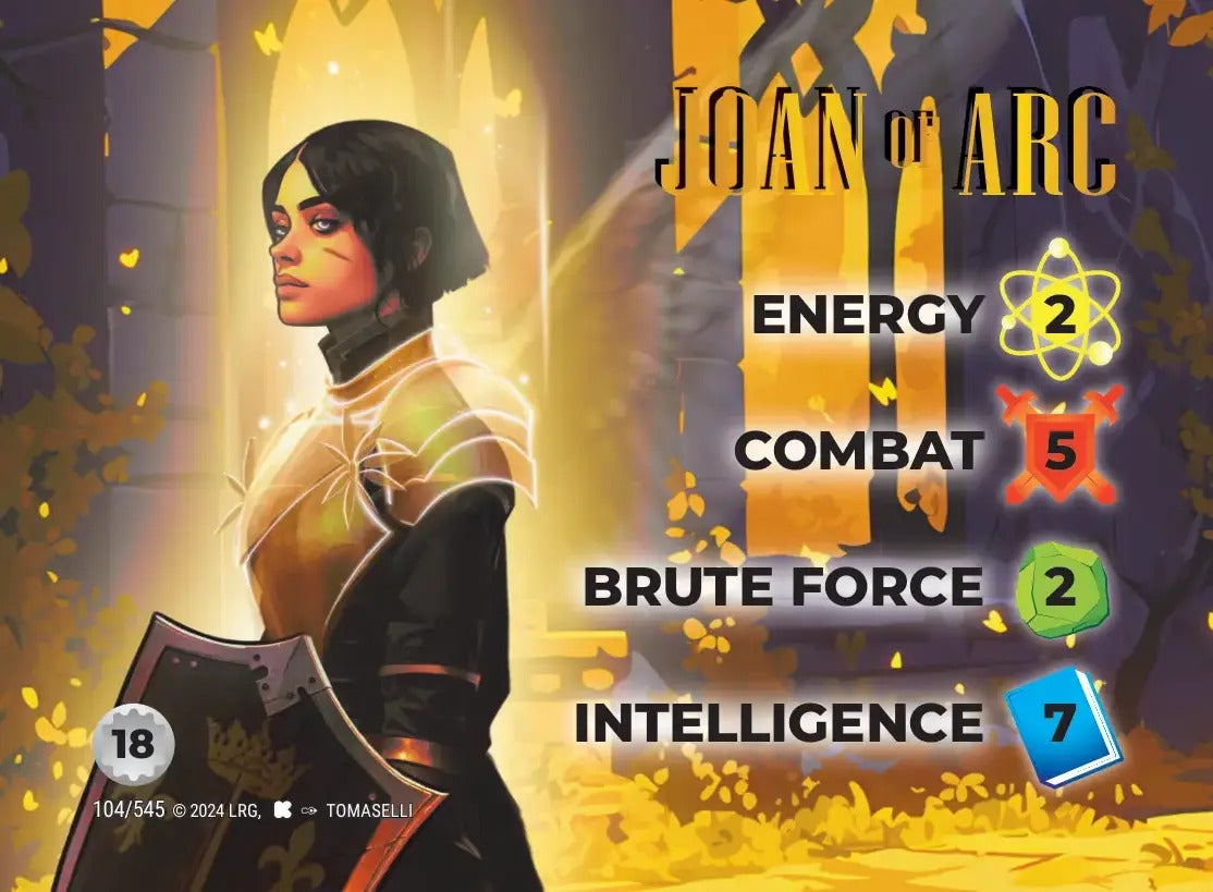 Erb Characters Overpower Joan of Arc Full Character Stack Set (#104-110) Including One ...